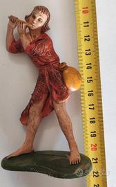 Statuina Presepe Vintage "Suonatore di Flauto / Za