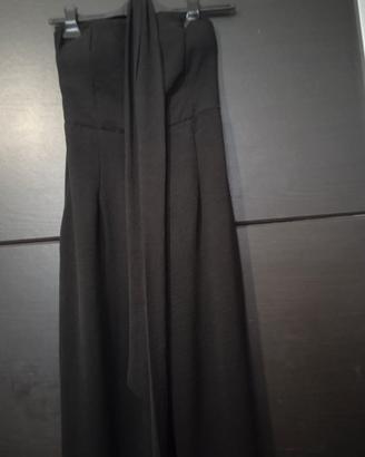 Tutina nera corpetto con Coppe