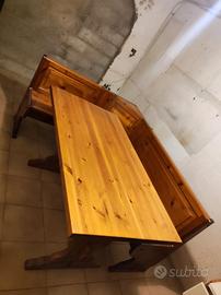 Tavolo con panca