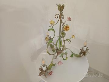 lampada ferro battuto