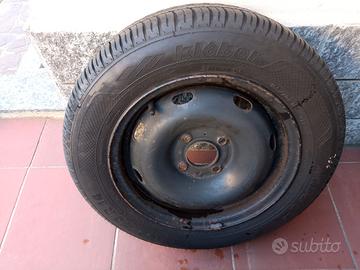 1 ruota ferro completa 4x108 Ford Fiesta e altre