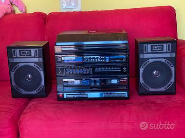Stereo QUASAR doppia cassetta radio e giradischi