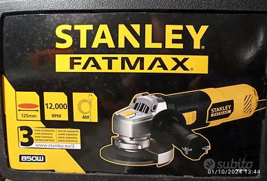 STANLEY FATMAX smerigliatrice / grinder Ø125  850W