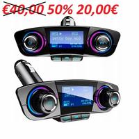 TRASMETTITORE FM 8IN1 BLUETOOTH 5.0 USB