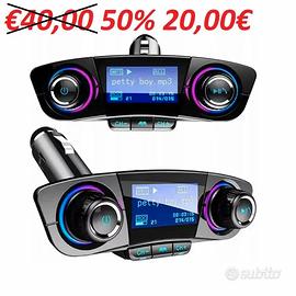TRASMETTITORE FM 8IN1 BLUETOOTH 5.0 USB