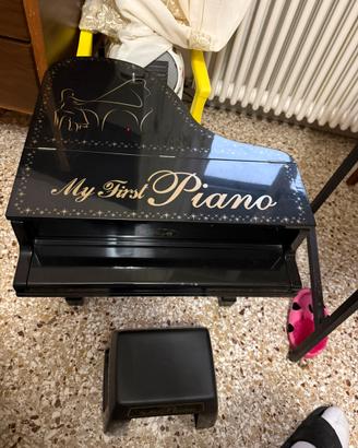 Pianola per bambini 3/7anni con sgabello
