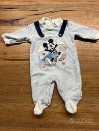 Tutina topolino disney 0/1 mese