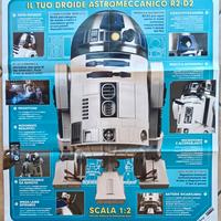 R2D2 Star Wars scala 1/2 alto 50 cm. elettronico