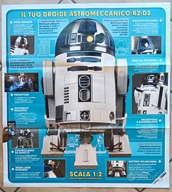 R2D2 Star Wars scala 1/2 alto 50 cm. elettronico