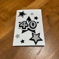 Biglietto auguri 40 anni