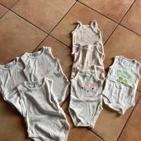 abbigliamento neonata body  vestiti  pagliaccetto 