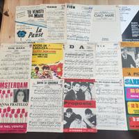 lotto 50 spartiti musicali vintage (1)