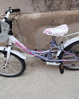 bicicletta da bambina taglia 20