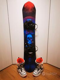 Capita Ultrafear + attacchi + scarponi  snowboard