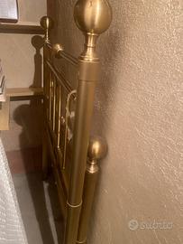 Letto in ottone