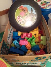 mattoncini di gomma tipo lego