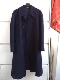 cappotto pregiata lana blu notte Marus  54 vintage