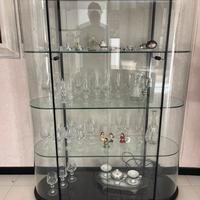 Vetrinetta in cristallo laccata nero