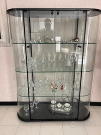 Vetrinetta in cristallo laccata nero