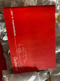 Libretto uso e manutenzione Alfa Romeo Giulietta