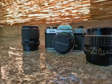 Pentax K1000 e ottiche
