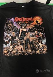 T-shirt Fear Funeral colorata
