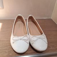 Ballerine bianche da cerimonia taglia 36