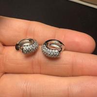 Orecchini a cerchio in argento