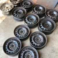 Cerchi ferro lega fiat ford Peugeot vw 13 14 15 16
