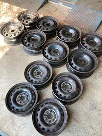 Cerchi ferro lega fiat ford Peugeot vw 13 14 15 16
