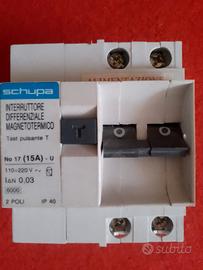 Differenziale per impianti elettrici