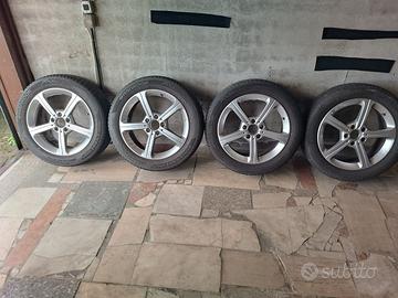 Cerchi+gomme invernali  205/55/R17 mercedes B