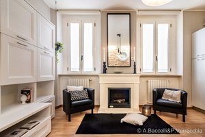 Elegante bilocale arredato con giardino