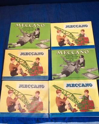 Meccano istruzioni per scatole VINTAGE + omaggio