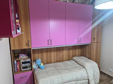 Armadio Ponte e Scrivania cameretta