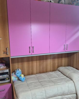 Armadio Ponte e Scrivania cameretta