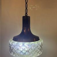 Lampadario  in cristallo, anni '70 vintage