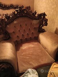 Salotto stile barocco