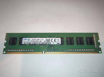 MEMORIA RAM PC DESKTOP 4GB DDR3 1600MHZ NON-ECC SA