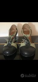 scarpe con piume tagl.38