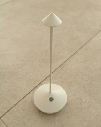 Zafferano Pina Pro Bianca Lampada LED Ricaricabile