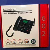 Telefono Fisso GSM Dual SIM Card batterie portatil