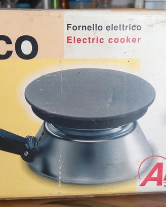 Fornello elettrico con piano in ghisa