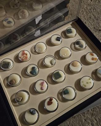 Collezione completa minerali "Tesori della terra"