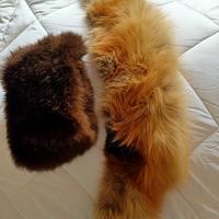 Collo e manicotto pelliccia 