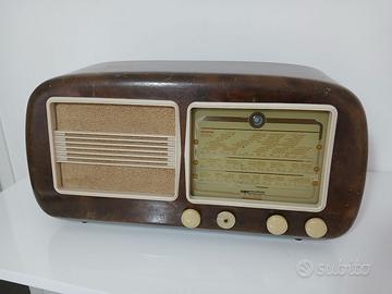 Radio d'epoca a Valvole Siemens SM 632 Legno e Rad