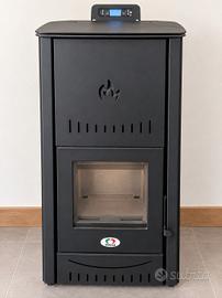 Termostufa pellet 18kw + 7 mt canna fumaria inox