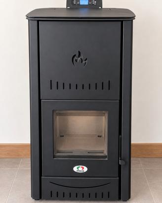 Termostufa pellet 18kw + 7 mt canna fumaria inox