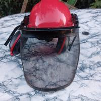 Einhell elmetto protettivo con cuffie+visiera