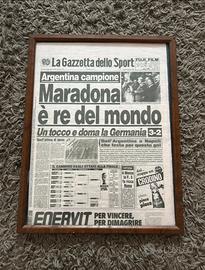 Maradona campione del mondo gazzetta dello sport